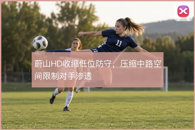 蔚山HD收缩低位防守，压缩中路空间限制对手渗透